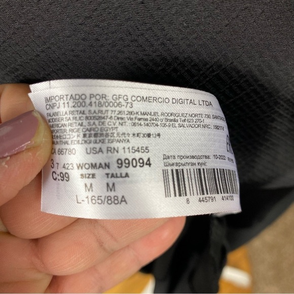 Camille x Mango Asymmetric Hem Dress Sz M - Picture 8 of 10